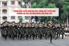 Thông báo tuyển sinh Đại học Chính quy tuyển mới  Trường Đại học An ninh nhân dân năm 2021