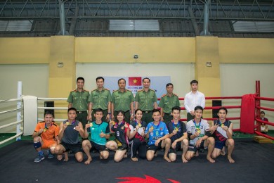 Chung kết Giải Vô địch Võ thuật Ứng dụng Công an nhân dân tại Trường Đại học An ninh nhân dân lần thứ V, năm 2021