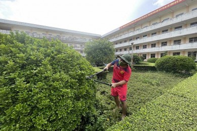 Sôi nổi các hoạt động Ngày thứ bảy tình nguyện của học viên Trường Đại học An ninh nhân dân