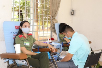 Tuổi trẻ Trường Đại học An ninh nhân dân sẵn sàng tham gia Chương trình hiến máu tình nguyện năm học 2021 – 2022