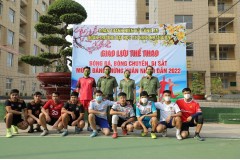 Lễ khai mạc Giao lưu bóng đá, bóng chuyền, bi sắt mở đầu chuỗi các hoạt động mừng Xuân Nhâm Dần 2022 với chủ đề “Vui Tết An ninh - Thắm tình đoàn kết”