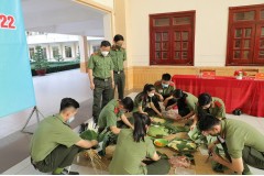 Tiếp nối chuỗi hoạt động đón Tết Nhâm Dần 2022 “Vui Tết An ninh – Thắm tình đoàn kết - Hội thi “Hội thi gói, nấu bánh Tết” 
