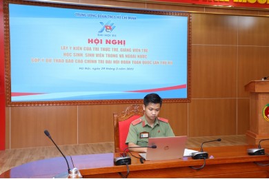 Hội nghị lấy ý kiến của tri thức trẻ, giảng viên trẻ, học sinh, sinh viên trong và ngoài nước góp ý dự thảo báo cáo chính trị Đại hội Đoàn toàn quốc Lần thứ XII