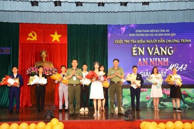 Đoàn Trường Đại học An ninh nhân dân tổ chức Vòng Chung kết Cuộc thi Tìm kiếm người dẫn chương trình Én vàng An ninh mùa II, năm 2022