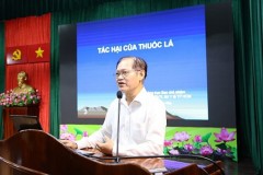 Trường Đại học An ninh nhân dân tổ chức tập huấn phòng chống tác hại thuốc lá năm 2023