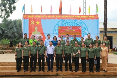 Hội phụ nữ Trường Đại học An ninh nhân dân tổ chức hoạt động   “Tết yêu thương – Xuân biên cương”