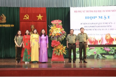 Hội Phụ nữ Trường Đại học An ninh nhân dân tổ chức các hoạt động sôi nổi Kỷ niệm 113 năm Ngày Quốc tế Phụ nữ 8-3