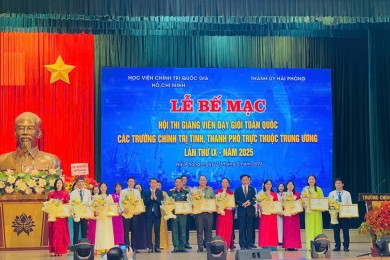 Trường Đại học An ninh nhân dân tham gia Hội thi giảng viên dạy giỏi toàn quốc các trường chính trị tỉnh, thành phố trực thuộc Trung ương, trường bộ, ngành lần thứ IX - Năm 2025