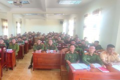 Lớp T04.TCCT.KTT9 Lâm Đồng thực hành sinh hoạt chi bộ “4 tốt” nhằm quán triệt, vận dụng các văn kiện Đại hội XIV của Đảng vào thực tiễn công tác Công an