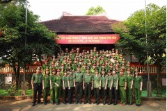 Trường Đại học An ninh nhân dân tổ chức nghiên cứu thực tế cho lớp Trung cấp Lý luận chính trị khóa 2, hệ không tập trung, lớp thứ 5 tại Công an tỉnh Đắk Lắk.