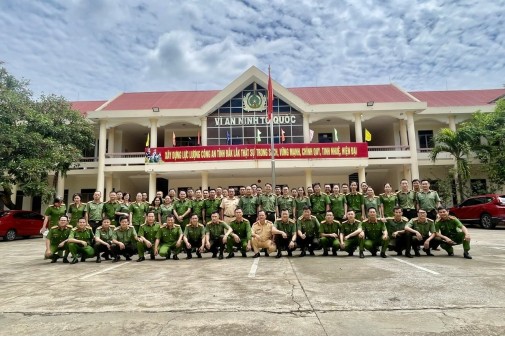 Trường Đại học An ninh nhân dân tổ chức nghiên cứu thực tế cho lớp Trung cấp Lý luận chính trị tại Đắk Lắk