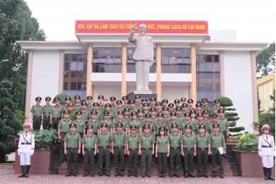 Khóa D33 xuất quân tham gia hoạt động thực tế tại xã Tân Hưng, tỉnh Cà Mau
