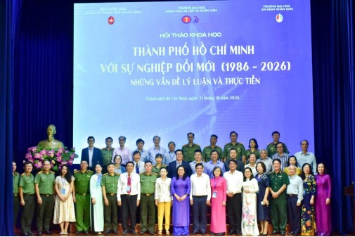 Trường Đại học An ninh nhân dân đồng chủ trì tổ chức hội thảo khoa học “thành phố hồ chí minh với sự nghiệp đổi mới (1986-2026): những vấn đề lý luận và thực tiễn”