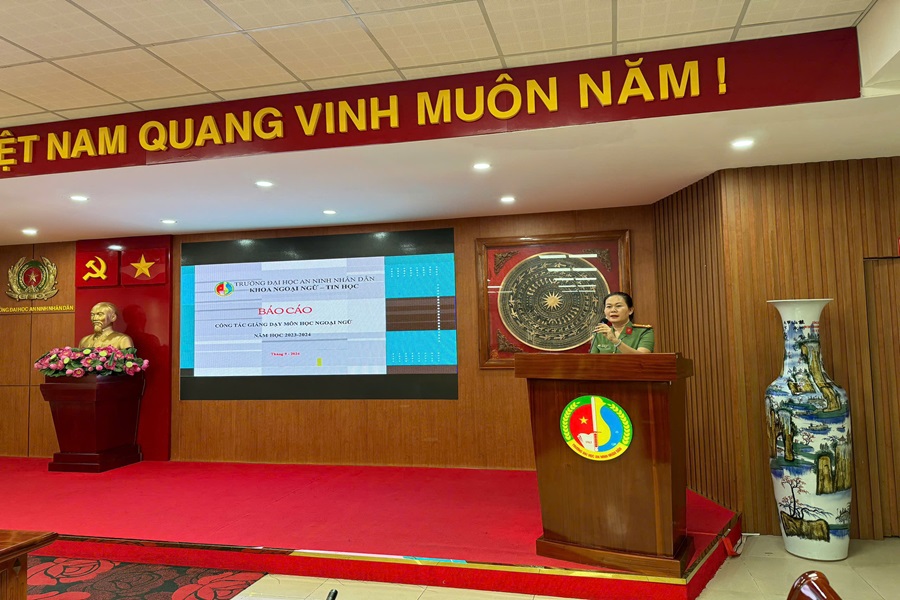 Khoa Ngoại ngữ – Tin học tổ chức Tọa đàm khoa học cấp Khoa, chủ đề “Rút kinh nghiệm công tác tổ chức dạy học môn học Ngoại ngữ năm học 2023-2024”