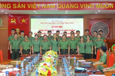 Trường Đại học An ninh nhân dân tổ chức gặp mặt mừng công, tuyên dương và khen thưởng các đội tuyển của Trường tham gia các cuộc thi Ngoại ngữ, Tin học năm 2024