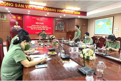 Khoa Tâm lý tổ chức Hội nghị sơ kết công tác học kỳ I và phương hướng công tác học kỳ II, năm học 2021 - 2022