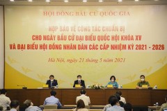 Các địa phương, ban ngành nỗ lực thực hiện nhiệm vụ kép để tổ chức thành công cuộc bầu cử