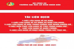 Trường Đại học An ninh nhân dân trân trọng giới thiệu tài liệu dịch “Luật Liên bang về đấu tranh chống chủ nghĩa khủng bố” của Liên bang Nga