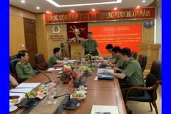 Tổ chức nghiệm thu chuyên đề lý luận cấp Hội đồng do Đại tá, PGS.TS. Đặng Ngọc Toàn, Trưởng khoa Nghiệp vụ cơ bản, Trường Đại học An ninh nhân dân làm chủ nhiệm