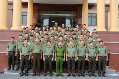 Khoa Nghiệp vụ cơ bản, Trường Đại học An ninh nhân dân tổ chức tìm hiểu thực tế cho lớp TC22B tại tỉnh Cà Mau
