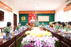 Khoa Nghiệp vụ cơ bản, Trường Đại học An ninh nhân dân tổ chức trao đổi, tìm hiểu thực tế về phòng, chống nguy cơ đe dọa an ninh phi truyền thống cho Trung đội CH19A tại huyện Vĩnh Cửu, tỉnh Đồng Nai