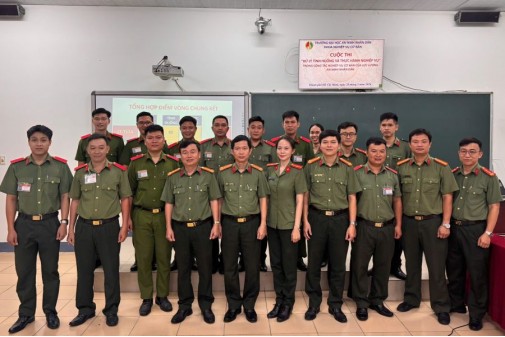Khoa Nghiệp vụ cơ bản tổ chức Cuộc thi “Xử lý tình huống và thực hành nghiệp vụ"