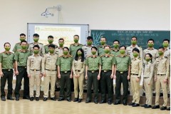 Hoạt động ngoại khoá tìm hiểu kiến thức các môn học Khoa Quản lý nhà nước về an ninh, trật tự cho học viên Bộ Nội vụ Vương quốc Campuchia, lớp Q9DA