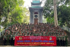Khoa Quản lý nhà nước về an ninh, trật tự tổ chức về nguồn Di tích “Căn cứ Khu Ủy Miền Đông – Chiến Khu D” cho học viên Khóa TC19, TC21