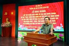 Trường Đại học An ninh nhân dân tổ chức Lớp Tập huấn Đề án 06 của Chính phủ cho sinh viên Khóa D29 và VB2-D1