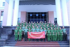 Khoa Quản lý nhà nước về an ninh, trật tự tổ chức cho học viên Lớp Trung cấp lý luận chính trị khóa 1, hệ tập trung, lớp thứ nhất  năm 2024 đi tham quan thực tế tại Công an tỉnh Bình Dương