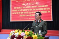 Trường Đại học An ninh nhân dân tham dự Hội nghị bảo đảm an ninh  công nhân trên địa bàn tỉnh Quảng Nam