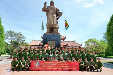 Trường Đại học An ninh nhân dân tổ chức cho học viên Lớp Trung cấp lý luận chính trị khóa 1, hệ tập trung, lớp thứ mười một năm 2025 đi nghiên cứu thực tế tại tỉnh Phú Yên và tỉnh Bình Định