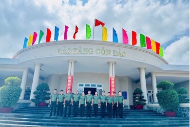 Khoa Quản lý nhà nước về an ninh, trật tự, Trường Đại học An ninh nhân dân tổ chức Chương trình về nguồn tại đặc khu Côn Đảo
