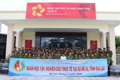 Trường Đại học An ninh nhân dân tổ chức cho Lớp Trung cấp lý luận chính trị khóa 2, hệ không tập trung, lớp thứ tư tổ chức tại Công an tỉnh Gia Lai nghiên cứu thực tế, gắn lý luận với thực tiễn