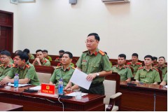Khoa Quản lý nhà nước về an ninh, trật tự - Trường Đại học An ninh nhân dân triển khai thực tập tốt nghiệp cho học viên Khóa LT-T15 tại Công an tỉnh Khánh Hòa