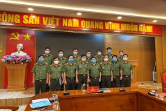 Trường Đại học An ninh nhân dân tổ chức nghiệm thu sáng kiến do đồng chí Đại úy Trương Cao Lâm và Thượng úy Phạm Hải An đồng chủ nhiệm