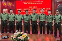 Khoa An ninh chính trị nội bộ tổ chức Hội nghị Sơ kết công tác Học kỳ I và triển khai Chương trình Công tác học kỳ II, Năm học 2021 - 2022