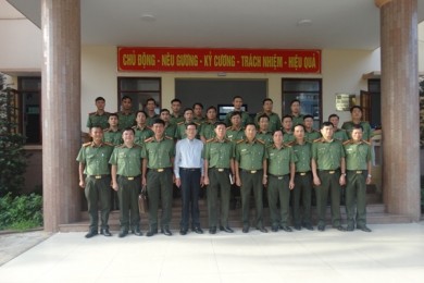 Khoa K5 tổ chức trao đổi và tham quan tìm hiểu thực tiễn công tác an ninh đối ngoại tại tỉnh Bình Thuận