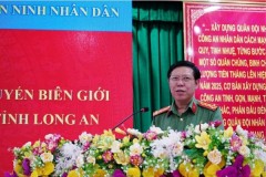 Khoa K5, Trường Đại học An ninh nhân dân phối hợp với Phòng An ninh đối ngoại, Công an tỉnh Long An tổ chức Tọa đàm khoa học với chủ đề: “Công tác bảo đảm an ninh, trật tự tuyến biên giới Việt Nam - Campuchia trên địa bàn tỉnh Long An”