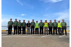 Khoa An ninh đối ngoại, Trường Đại học An ninh nhân dân tổ chức tham quan thực tế cho học viên Trung đội LT_T14A tại Cảng Container Trung tâm Sài Gòn