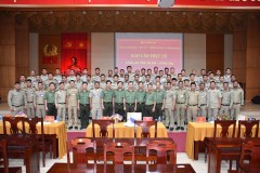 Trường Đại học An ninh nhân dân tổ chức tham quan, trao đổi kinh nghiệm thực tế cho lớp bồi dưỡng nghiệp vụ dành cho cán bộ Bộ Nội vụ Vương quốc Campuchia