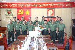 Lễ công bố và trao Quyết định bổ nhiệm giáo viên thỉnh giảng cho đồng chí Trung tướng, TS Nguyễn Mạnh Trung