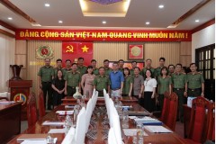 Bộ Khoa học và Công nghệ kiểm tra tiến độ thực hiện đề tài Khoa học cấp Quốc gia tại Trường Đại học ANND