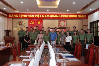 Bộ Khoa học và Công nghệ kiểm tra tiến độ thực hiện đề tài Khoa học cấp Quốc gia tại Trường Đại học ANND