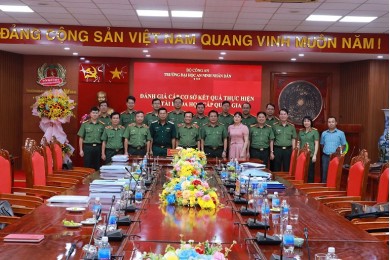 Trường Đại học An ninh nhân dân tổ chức đánh giá cấp cơ sở kết quả thực hiện Đề tài khoa học cấp Quốc gia Mã số ĐTĐL.XH.13/22-C