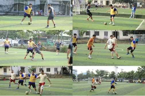 Khoa An ninh nội địa tổ chức giao lưu bóng đá kỉ niệm 80 năm Ngày Truyền thống lực lượng An ninh nội địa