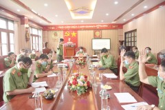 Chi bộ Khoa An ninh điều tra tổ chức Hội nghị đảng viên kiện toàn cấp ủy chi bộ cơ sở nhiệm kỳ 2020 - 2025 