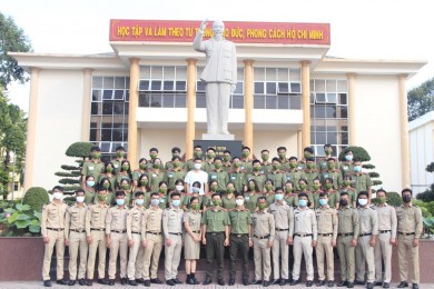 Khoa An ninh điều tra tổ chức ngoại khóa thực hành Kỹ thuật hình sự cho học viên lớp Cử tuyển DT24 và học viên Bộ Nội vụ Vương Quốc Campuchia lớp Q8DA