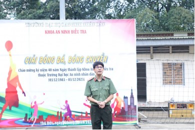 Khoa An ninh điều tra tổ chức chuỗi các sự kiện thiết thực chào mừng Kỷ niệm 40 năm Ngày thành lập Khoa (03/12/1983 - 03/12/2023)