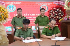 Ký kết ghi nhớ giao lưu, hợp tác giữa Khoa An ninh điều tra, Trường Đại học An ninh nhân dân và Khoa Nghiệp vụ Điều tra hình sự, Trường Đại học Cảnh sát nhân dân
